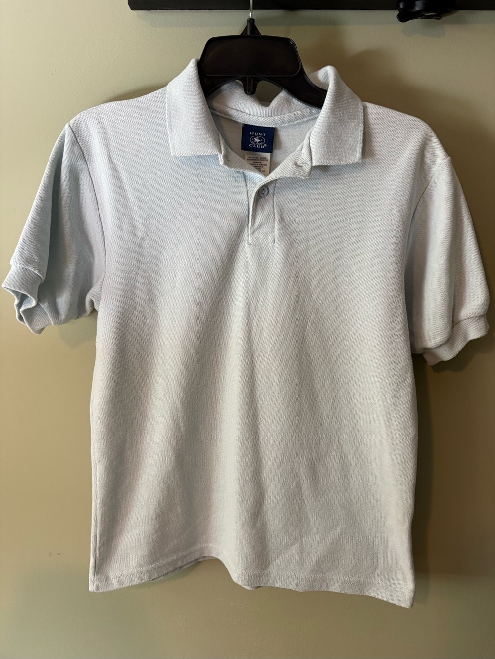 Hunt Club Light Blue Kids Pique Polo